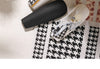 1 Sheet Houndstooth Trend Nail Art 3D Stickers Black Nail Decals for Nails Pink Manicure Leopard Design DIY 3D Accessories