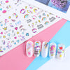 Stunning Unicorn Water Stickers Myth Animal Sliders For Nails Rainbow Donuts Ice Cream Nail Art Decals Equipment