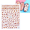 1pcs Popular Leopard 3D Sliders For Nail Art Decorations Cute Animal Print Sticker Decal Polish Manicure Tattoo Tips