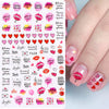 1pcs Popular Leopard 3D Sliders For Nail Art Decorations Cute Animal Print Sticker Decal Polish Manicure Tattoo Tips