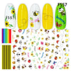 1pcs Popular Leopard 3D Sliders For Nail Art Decorations Cute Animal Print Sticker Decal Polish Manicure Tattoo Tips