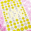 Cartoon Smiling face 3D Back glue Nail decal Nail sticker Nail decoration Nail art Nail ornament