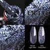 UR SUGAR Reflective Gel Nail Polish 7.5ml Blue Glitter Semi Permanent Gel Varnish Soak Off UV LED Lamp Nail Gel Polish Top Coat
