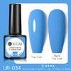 UR SUGAR Reflective Gel Nail Polish 7.5ml Blue Glitter Semi Permanent Gel Varnish Soak Off UV LED Lamp Nail Gel Polish Top Coat