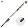 Nail Art Crystal Pens Sequin Bar Nail Brush Set Acrylic Nail Art UV Gel Carving Brush Glitter Pen Beauty Manicure Brush