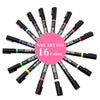 16 Colors 3D Nail Polish Dotting Drawing Pen Nail Art Brush UV Gel DIY Graffiti Design Dot Painting Varnish Manicure Adorn Tools