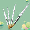 30% Alloy Aluminum Kolinsky Acrylic Nail Brushes Nail Art Tool Nail Polish Brush Set Painting Pen For Gel Builder