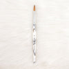 30% Alloy Aluminum Kolinsky Acrylic Nail Brushes Nail Art Tool Nail Polish Brush Set Painting Pen For Gel Builder