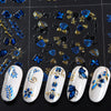 30PC 3D Bronzing Nail Sticker Flower Love Fruit Cake Red Lips Valentine's Day Style DIY Nail Art Applique Decoration Accessories