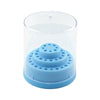 48 Holes Nail Art Drill Bits Container Holder Stand Empty Storage Box Display Manicure Polish Tools Accessories Acrylic Cover
