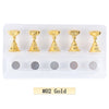5pcs Magnetic Nail Holder Practice Training Display Stand Plastic Rack False Nail Art Tips Accessory Manicure Salon Tools