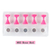5pcs Magnetic Nail Holder Practice Training Display Stand Plastic Rack False Nail Art Tips Accessory Manicure Salon Tools