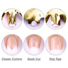 6pcs Nail Art equipment Edge Module All for manicure deep French Smile Line v shape cutter design nails things accessories Tool