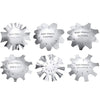 6pcs Nail Art equipment Edge Module All for manicure deep French Smile Line v shape cutter design nails things accessories Tool