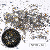 Nail Art Accessories Stud Glitter Rhinestone Crystal Gem Bead 3D Tips DIY Design Decoration Acrylic UV Gel Manicure Tools