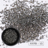 Nail Art Accessories Stud Glitter Rhinestone Crystal Gem Bead 3D Tips DIY Design Decoration Acrylic UV Gel Manicure Tools