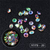 Nail Art Accessories Stud Glitter Rhinestone Crystal Gem Bead 3D Tips DIY Design Decoration Acrylic UV Gel Manicure Tools