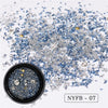 Nail Art Accessories Stud Glitter Rhinestone Crystal Gem Bead 3D Tips DIY Design Decoration Acrylic UV Gel Manicure Tools