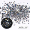 Nail Art Accessories Stud Glitter Rhinestone Crystal Gem Bead 3D Tips DIY Design Decoration Acrylic UV Gel Manicure Tools