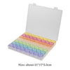 28/56 Slot Transparent Plastic Storage Box Diamond Painting Accessory Tool Nail Art Clear Rhinestone Jewelry Bead Case Organizer
