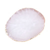 Resin Nail Art Painting Gel Palette Golden Edge Polish Agate Mix Stir Crystal Gem Plate Manicure Accessory New DIY Tool