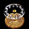 Professional Heart Round  Makeup Nail Art 12 Holes Acrylic Gel Nail Brush Pen Holder Gold Rest Stand Display Brushes