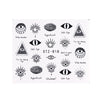 1pc Eye Series Water Transfer Slider for Nail Art Decorations Charming Sticker Nail Manicure Tattoos Foil Decals