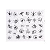 1pc Eye Series Water Transfer Slider for Nail Art Decorations Charming Sticker Nail Manicure Tattoos Foil Decals