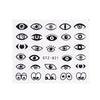 1pc Eye Series Water Transfer Slider for Nail Art Decorations Charming Sticker Nail Manicure Tattoos Foil Decals
