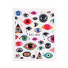 1pc Eye Series Water Transfer Slider for Nail Art Decorations Charming Sticker Nail Manicure Tattoos Foil Decals